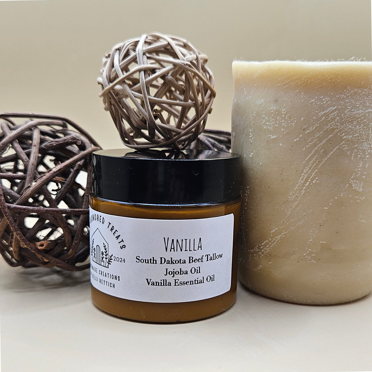 Vanilla Whipped Tallow Cream
